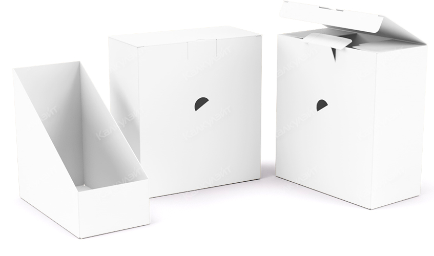 Коробка под пенку для интимной гигиены  белая - купить от производителя Calculate