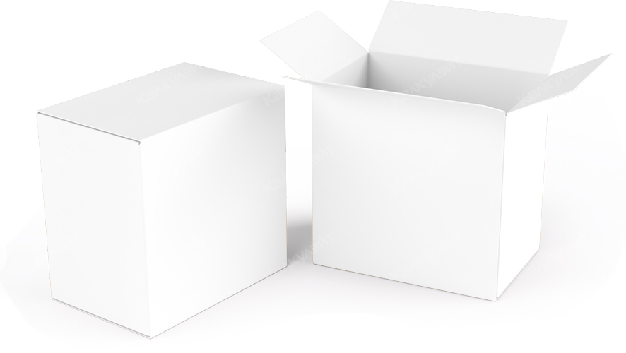 Коробка под набор для волос белая - купить от производителя Calculate