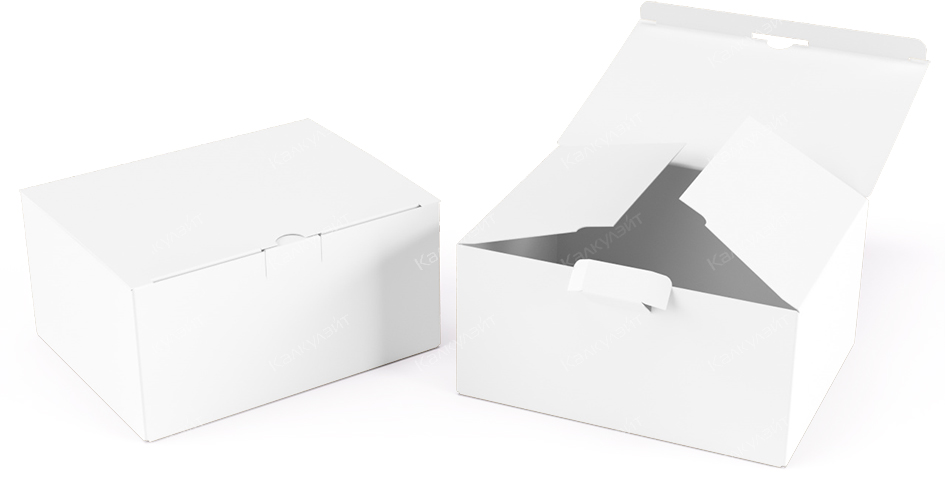 Коробка  под набор геля для интимной гигиены белая на заказ – фото