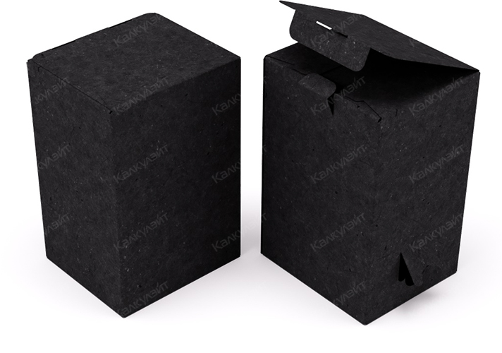 Коробка под воду 5 литров 160*160*300 мм черная - купить от производителя Calculate