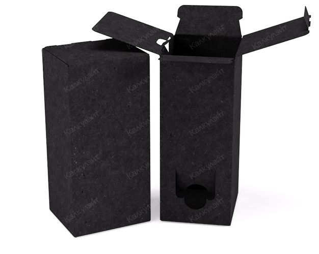Коробка под сок 130*120*200 мм черная - купить от производителя Calculate